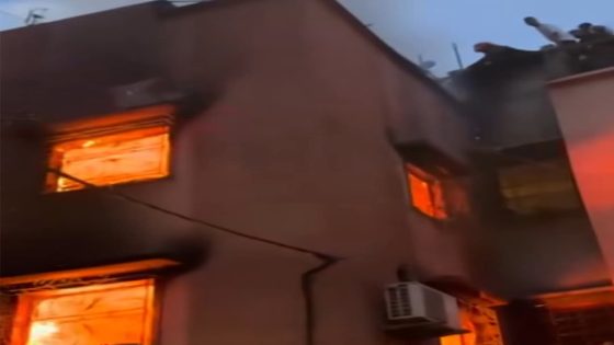 حريق درب الساقية: ألسنة اللهب تلتهم السوق وسكان سيدي يوسف يعيشون لحظات رعب!