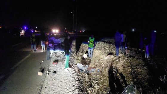 حادثة سير مأساوية بين بولنوار وحطان تودي بحياة زوجين شابين