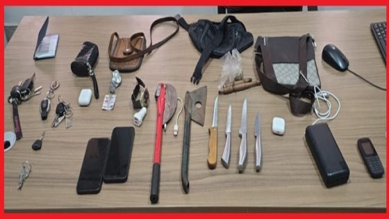 وجدة : توقيف عصابة متورطة في سرقة السيارت و الإعتداء بالسلاح الابيض