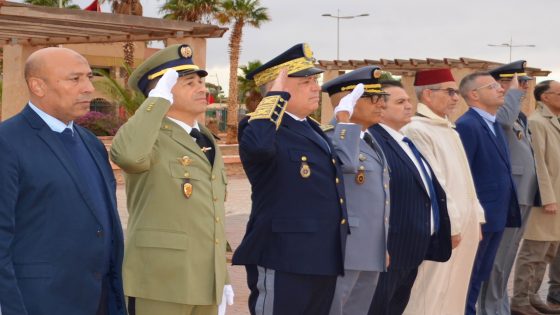 عامل إقليم فجيج يترأس مراسيم تحية العلم الوطني بمناسبة الذكرى الـ70 لعيد الاستقلال المجيد