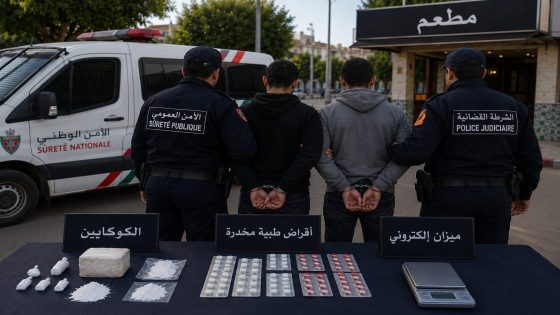 توقيف شخصين متلبسين بحيازة وترويج المخدرات القوية أحدهما مبحوث عنه وطنياً